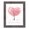 Blooming Love Tree 16" x 20" Western Gray Framed Print